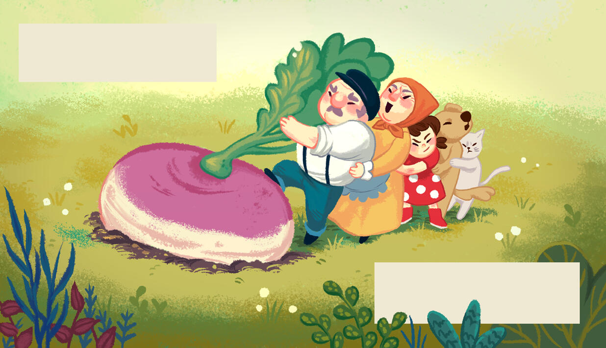 Illustration excerpts from various books for Englishunt