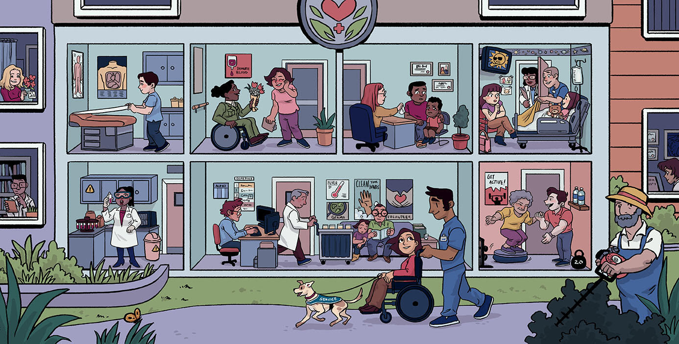 Illustrations for San Diego Workforce Partnership