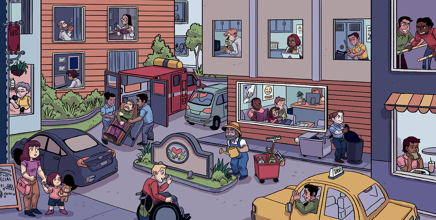 Illustrations for San Diego Workforce Partnership