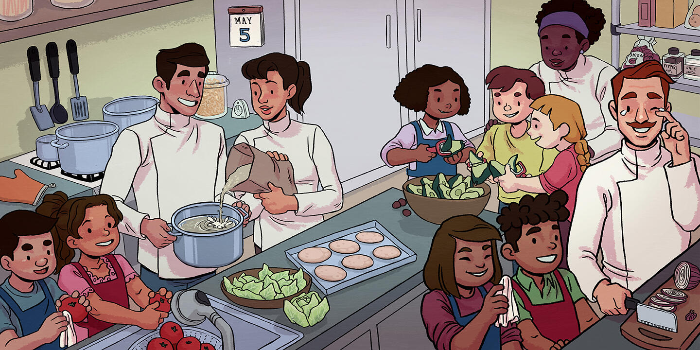 Illustrations for Y-USA Healthy Eating and Physical Activity Standards